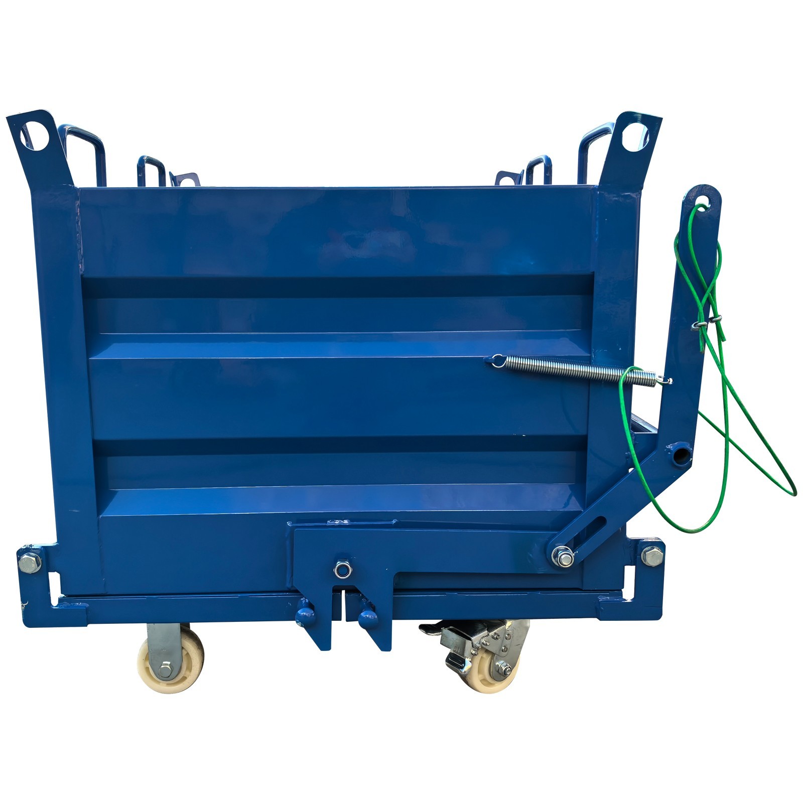 Construction Waste Scrap Bin Self-Dumping Steel Chip Containers for Forklifts
