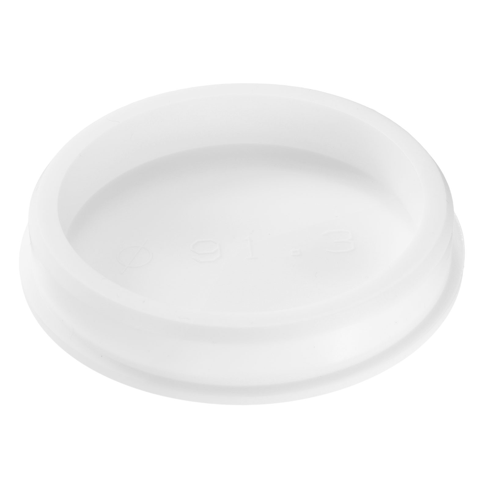 Silicone Hole Plug Round Rubber Stoppers for 90mm/3.54″ Hole White
