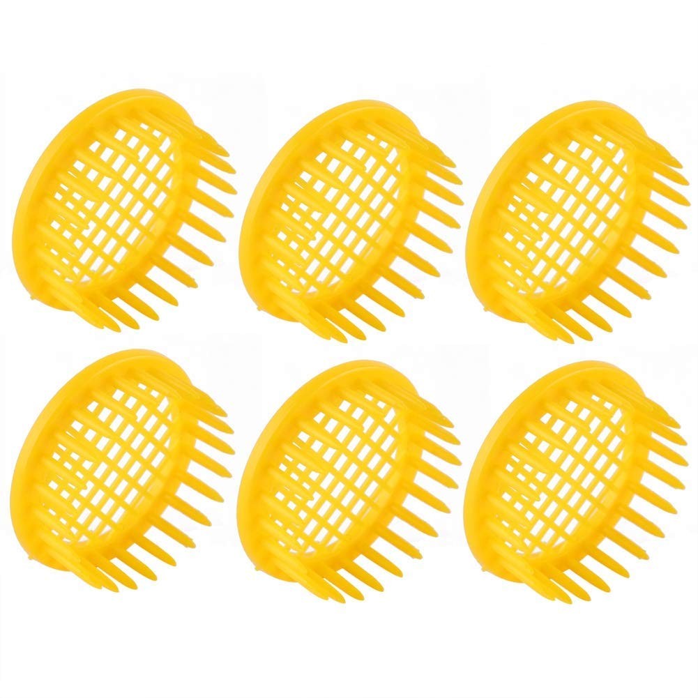 6Pcs Plastic Queen Bee Cage Rearing Box Beekeeping Queen Catcher Isolator