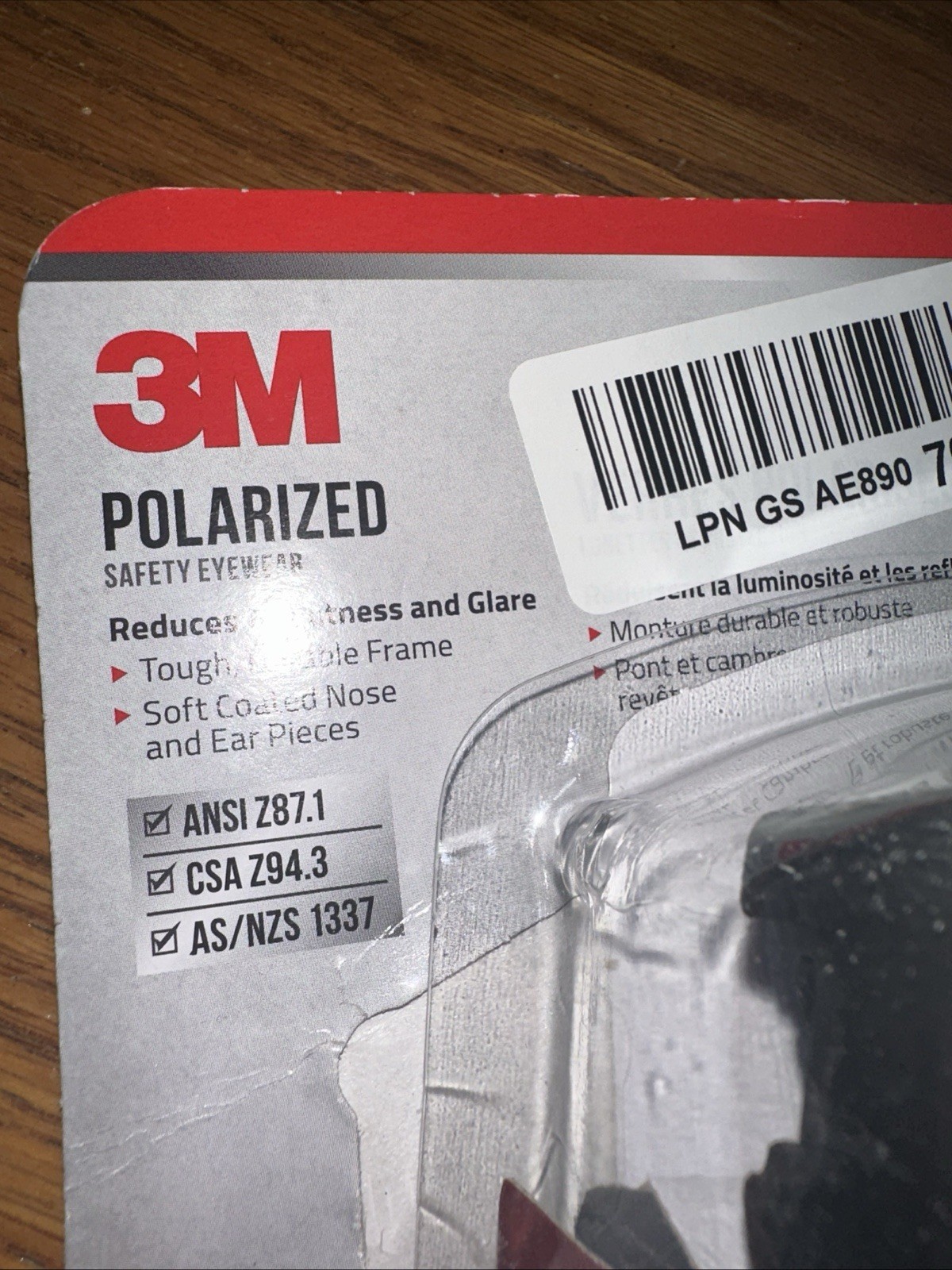 3M Safety Glasses ANSI Z87.1 Safety Impact Resistant Eyewear Tinted Polarized