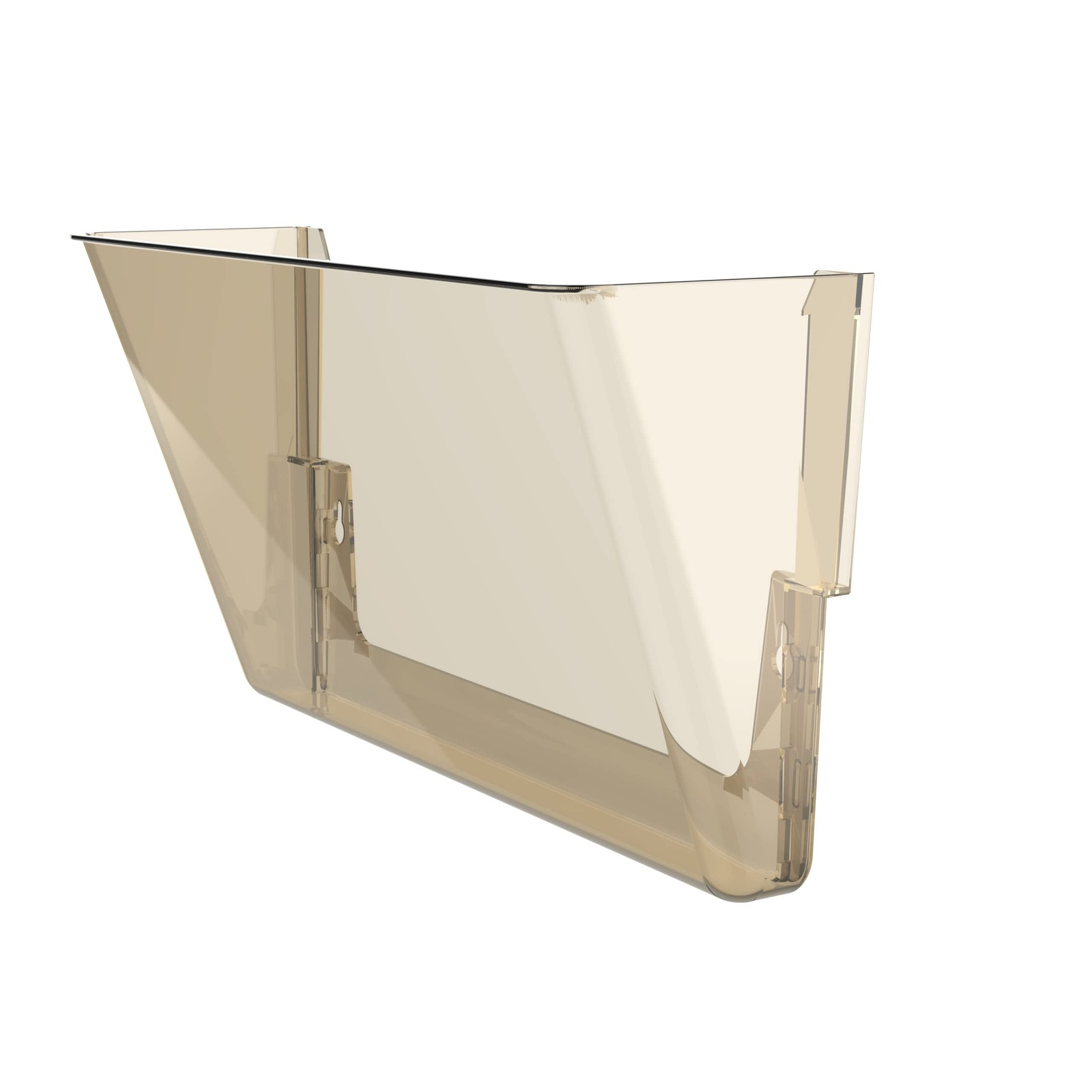 Storex Wall File 13 X 4 X 7 Inches Letter Smoke Case Of 6 70220A06C