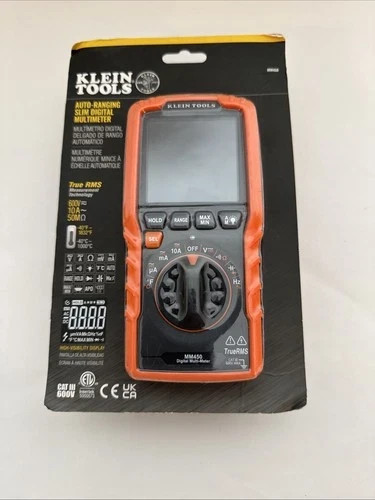 Klein Tools MM450 TRMS Multimeter Voltage Current Resistance Temperature Test C3