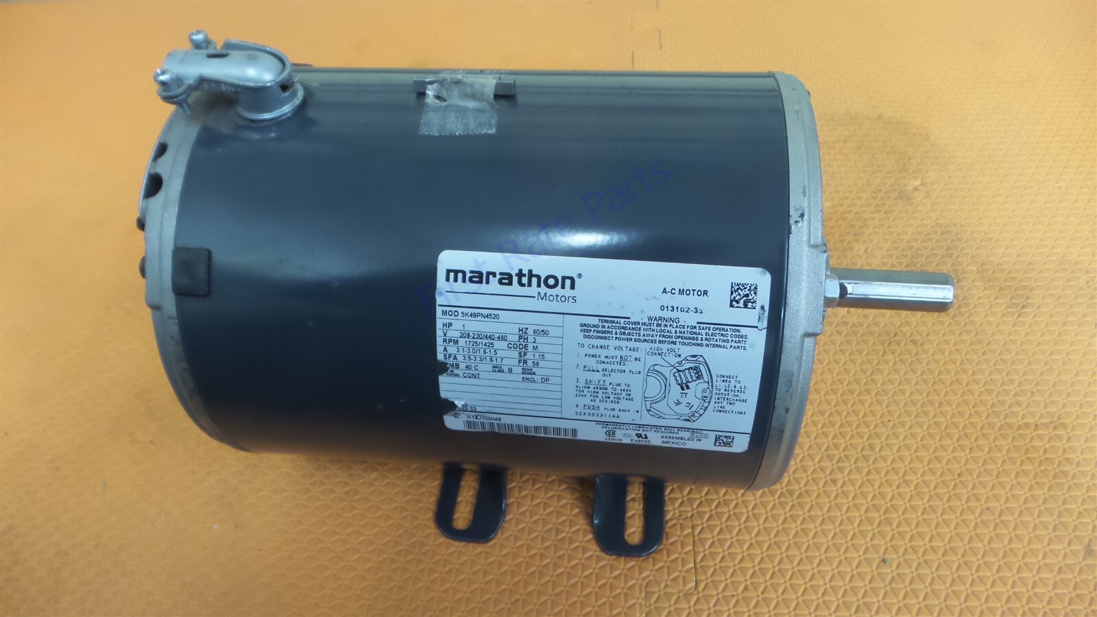 Taylor 013102-33 Motor Soft Serve C602 Marathon 5K49PN4520 336 337 702 772 C723