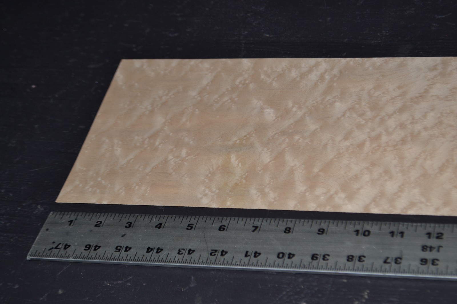 Birdseye Maple Raw Wood Veneer Sheet 7 x 36 inches 1/42nd thick 35139-21