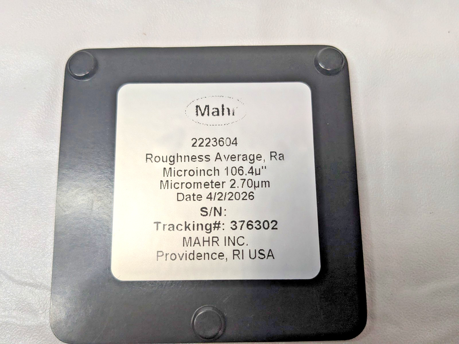 Mahr Pocket Surf IV W/O Calibration Certificate 2191800