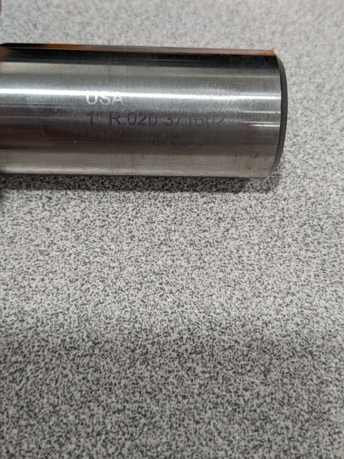 HERTEL Corner Radius End Mill: 1 Dia, 2 LOC, 4FL, 0.0200 Radius 89338164