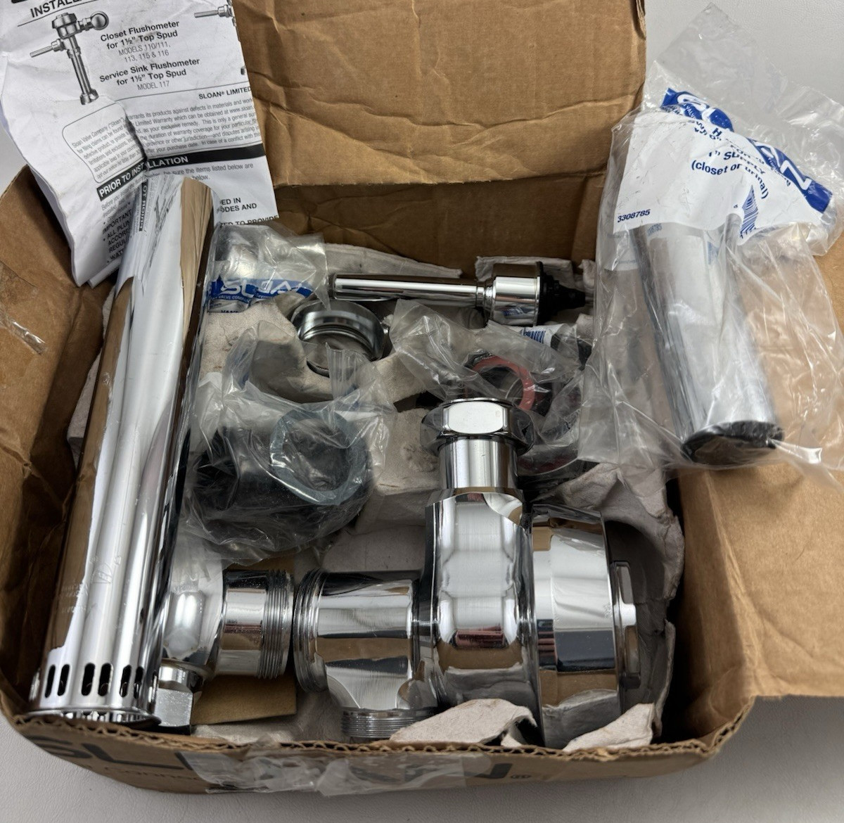 SLOAN Royal 111-1.28 Flushometer 1.28 GPF Exposed Manual Flush 3910168