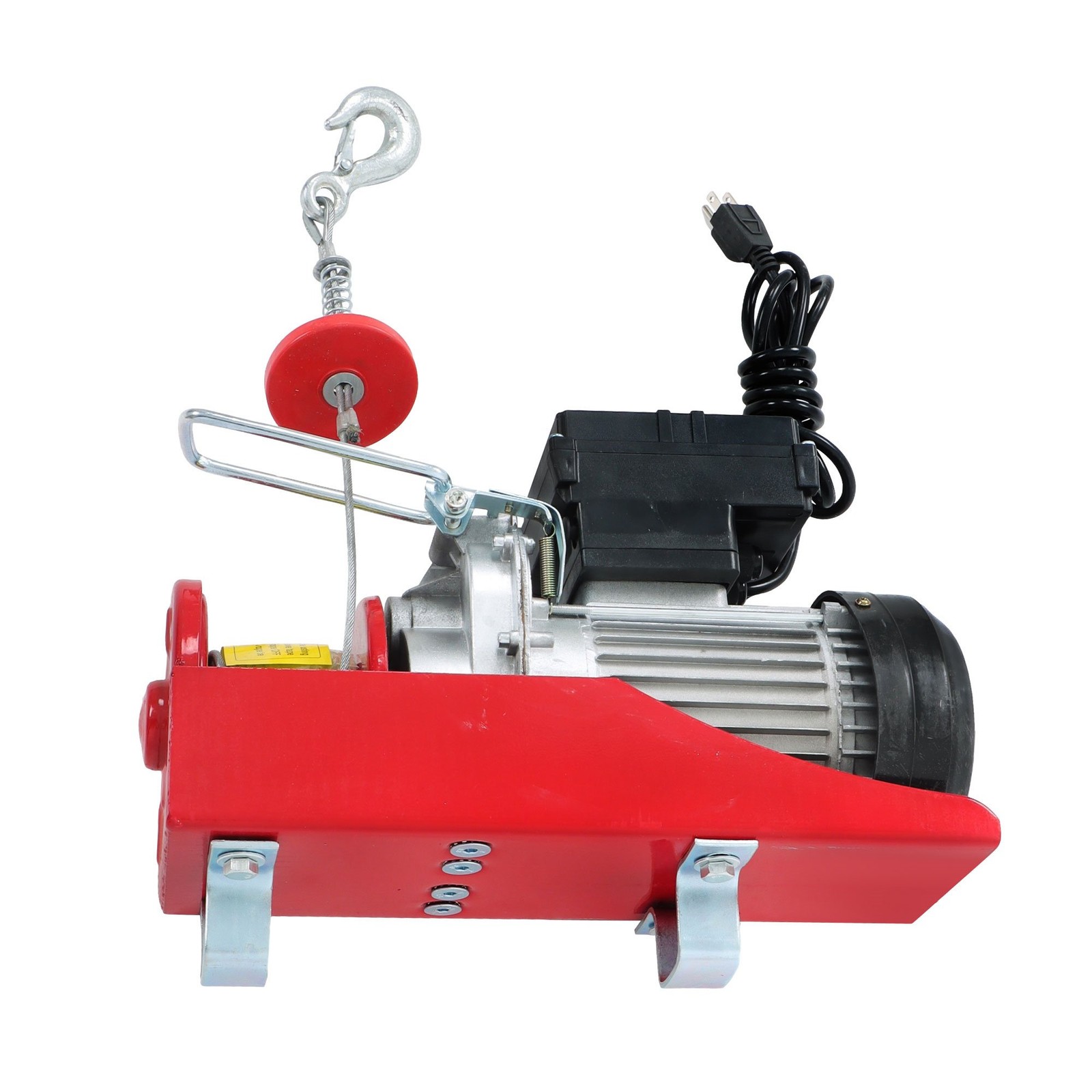 Mini Electric Hoist 1320lbs Crane Winch w/ Wireless Remote Control 1150W 110V