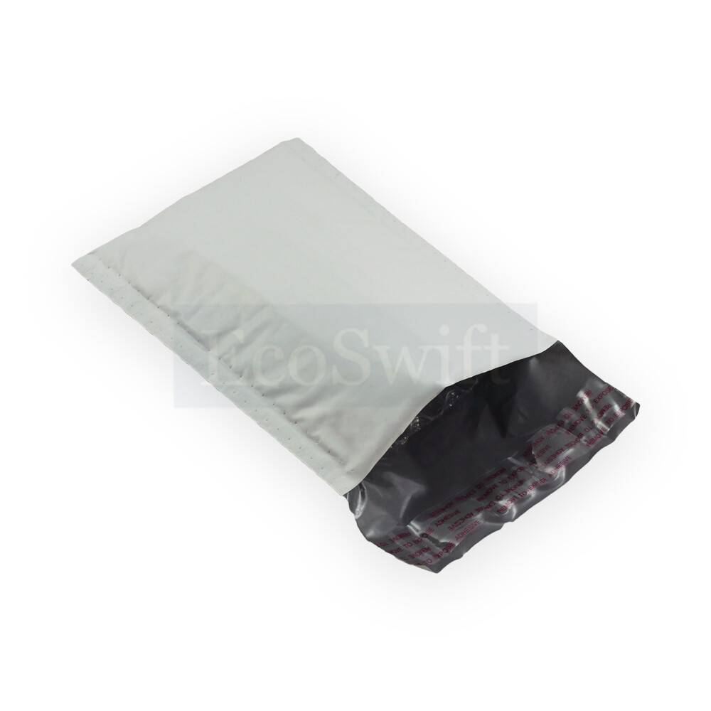 100 #0 7.5 x 10 EcoSwift Poly Bubble Mailers Padded Envelope Shipping Bags DVD