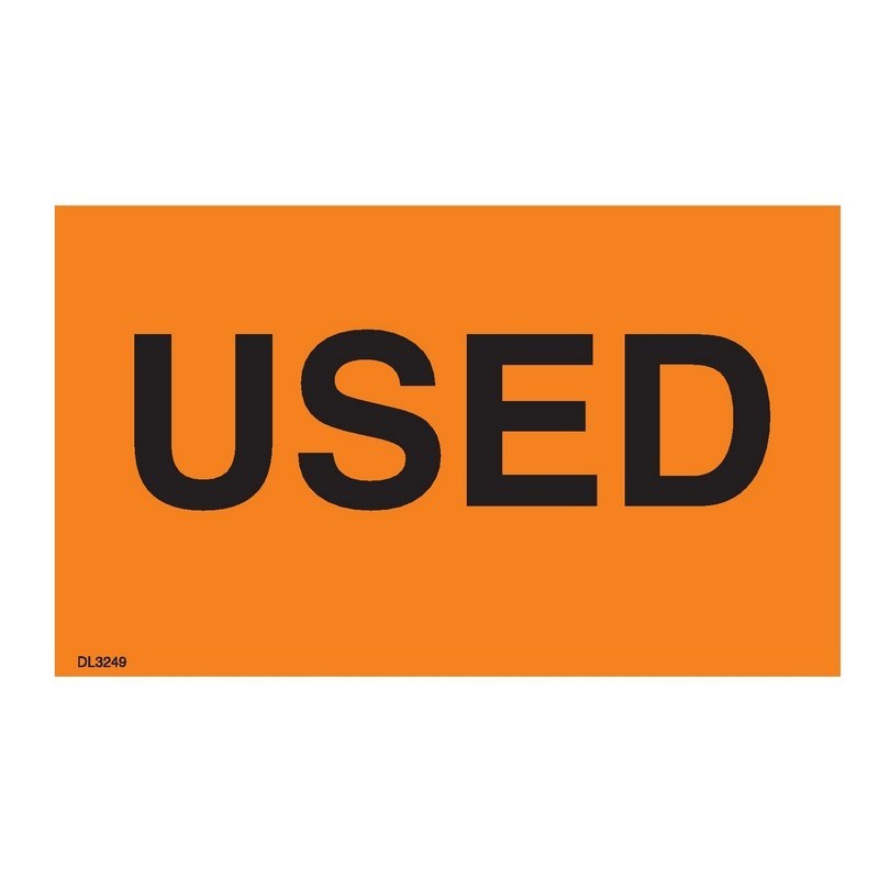 2″ x 3″ Used labels (500 per Roll)