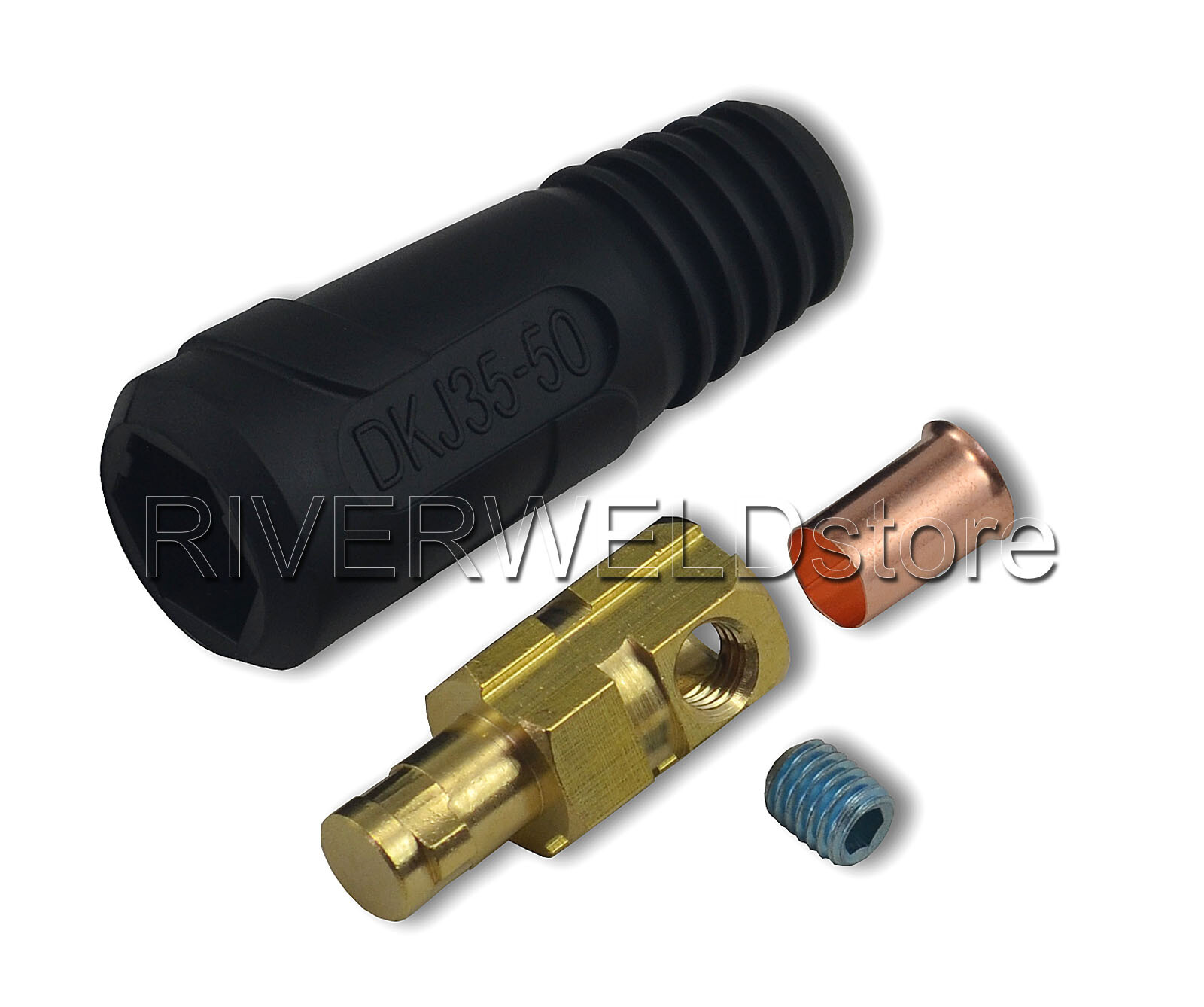 Welding Cable Joint Quick Connector Pair DINSE-Style 200-300A 35-50 SQ-MM 2-Set