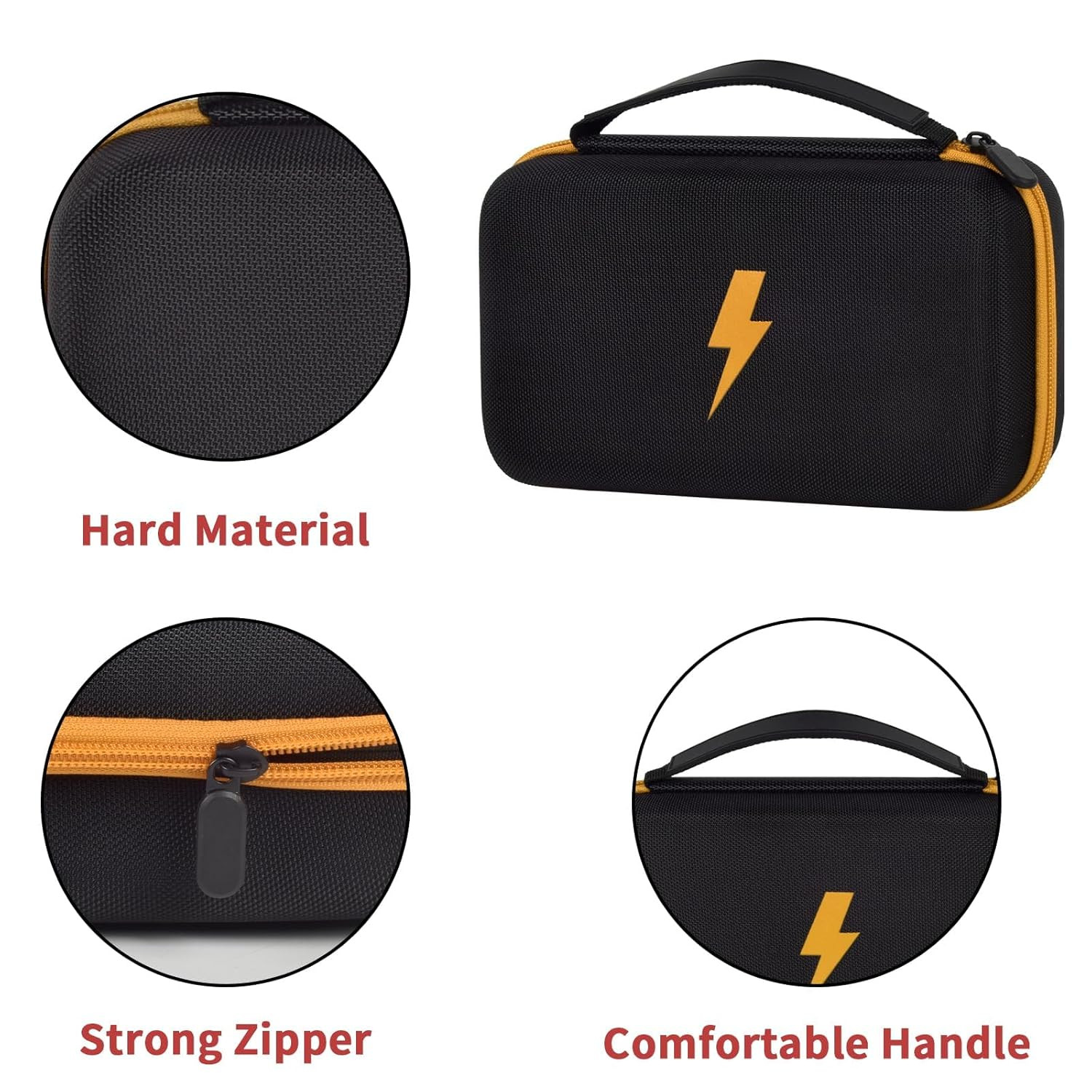 Protective Travel Storage Bag Hard Carrying Case for Fluke 87-V/ 88V/ 15B+/ 17B