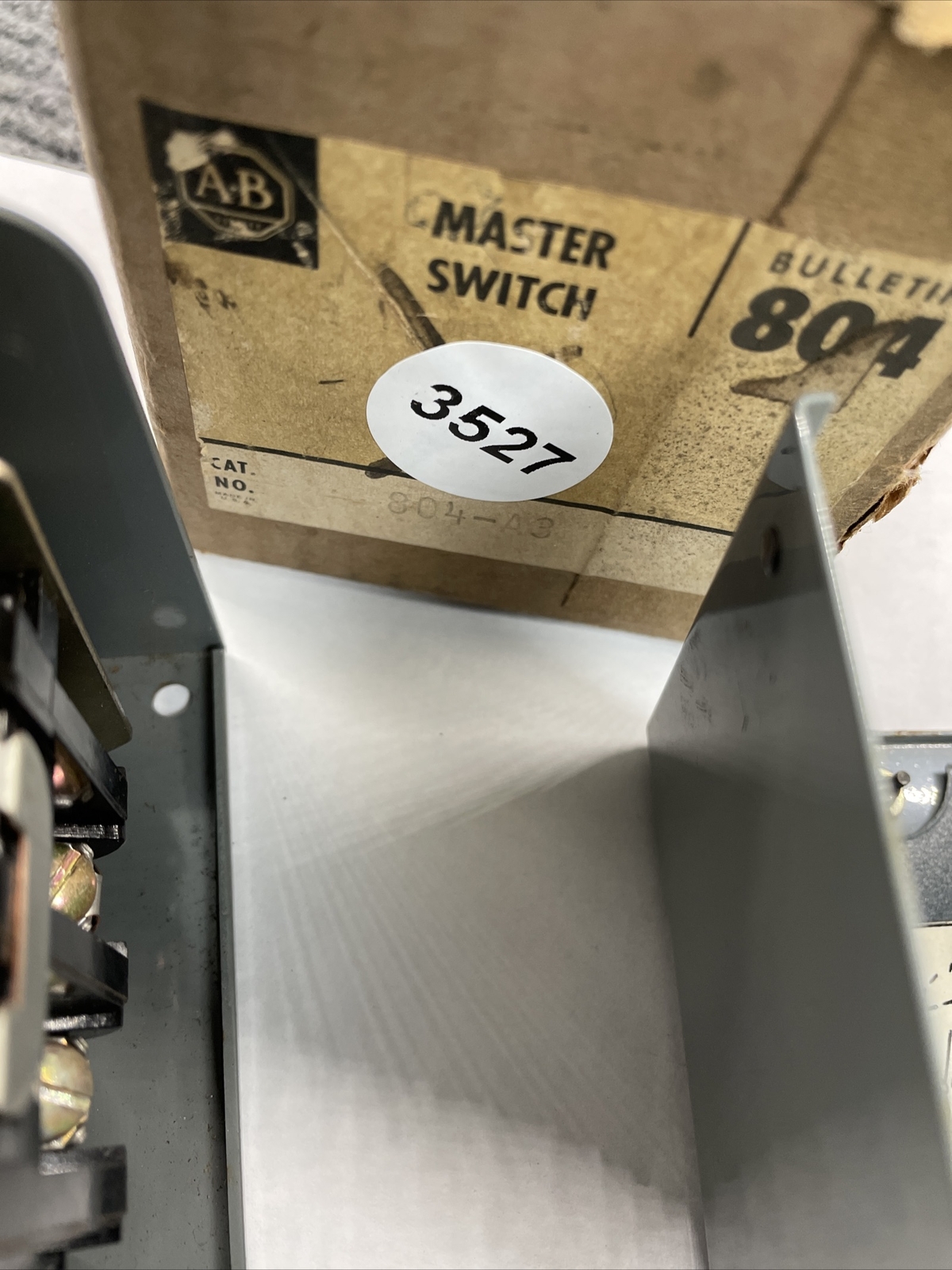 ALLEN BRADLEY 804-A3 MASTER SWITCH Start Run Stop Forward Reverse