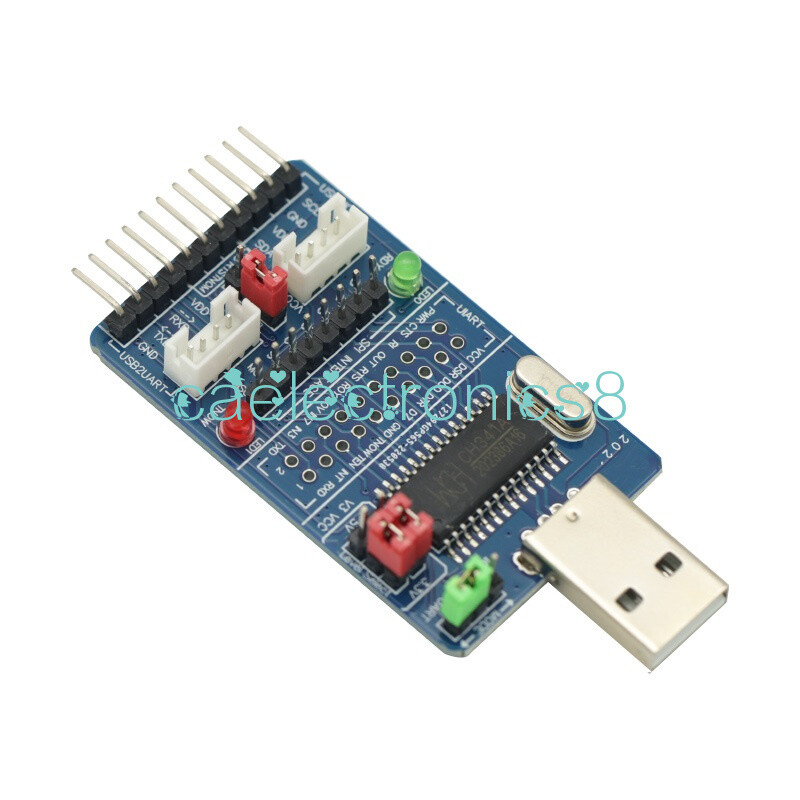 NEW ALL IN 1 Multifunctional USB to SPI/I2C/IIC/UART/TTL/ISP serial Adapter