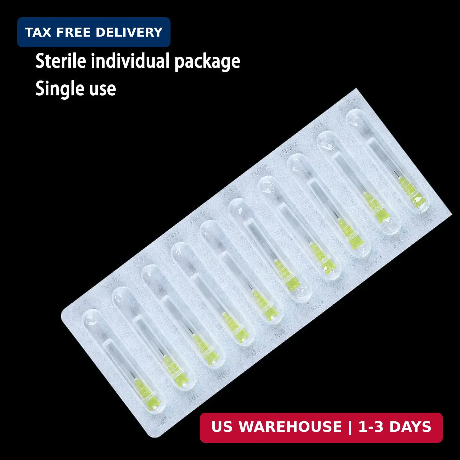 30Ga 5/16 Inch 8mm 100Pack(30Ga-5/16IN)