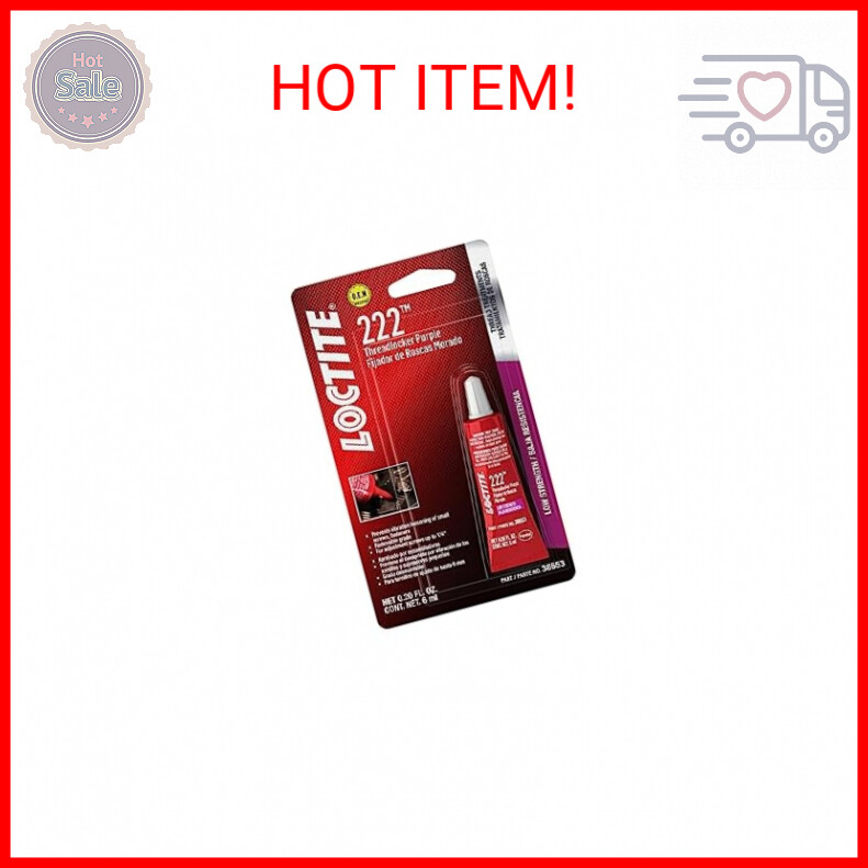 Loctite 222 Threadlocker for Automotive: High-Temperature, Low-Strength, Anaerob