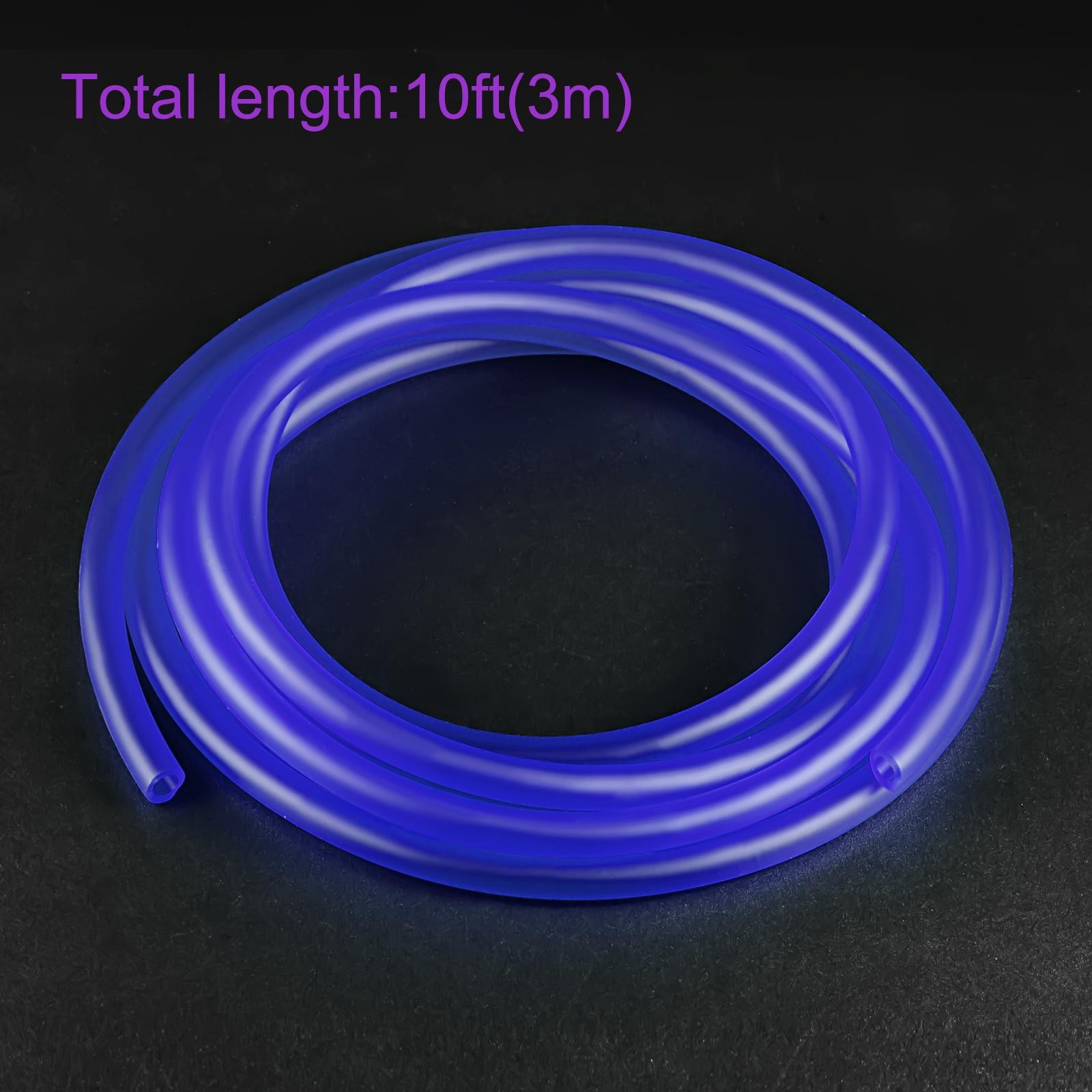 5mm ID 8mm OD PVC Petrol Fuel Line Hose Blue for Small Engines Use 3.0m Length
