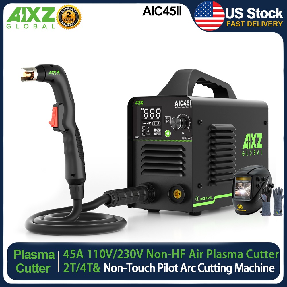 45 Amp Non-HF Plasma Cutter , Non-Touch Pilot Arc Cutting Machine 110/230V Kit