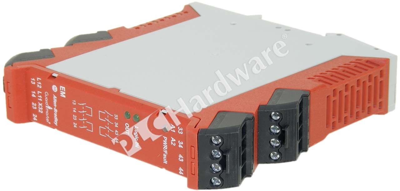 Open Pre-owned Allen Bradley 440R-EM4R2 Series A Guardmaster Expansion Module
