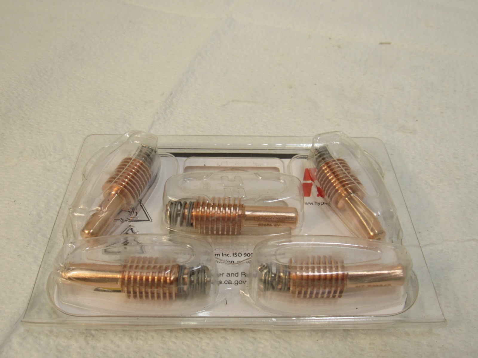 Hypertherm 220842 Duramax LK/RT Electrodes 10-105A Pack of 5