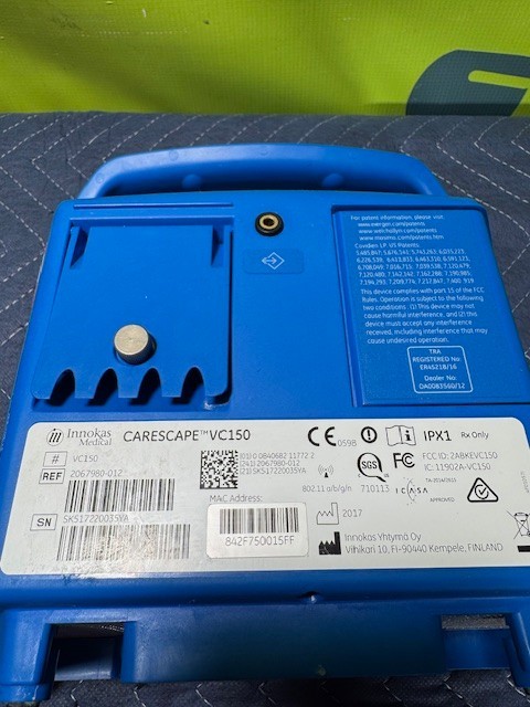 GE Carescape VC150 Vital Signs Monitor w/ NEW Scanner and Accessories (C295)
