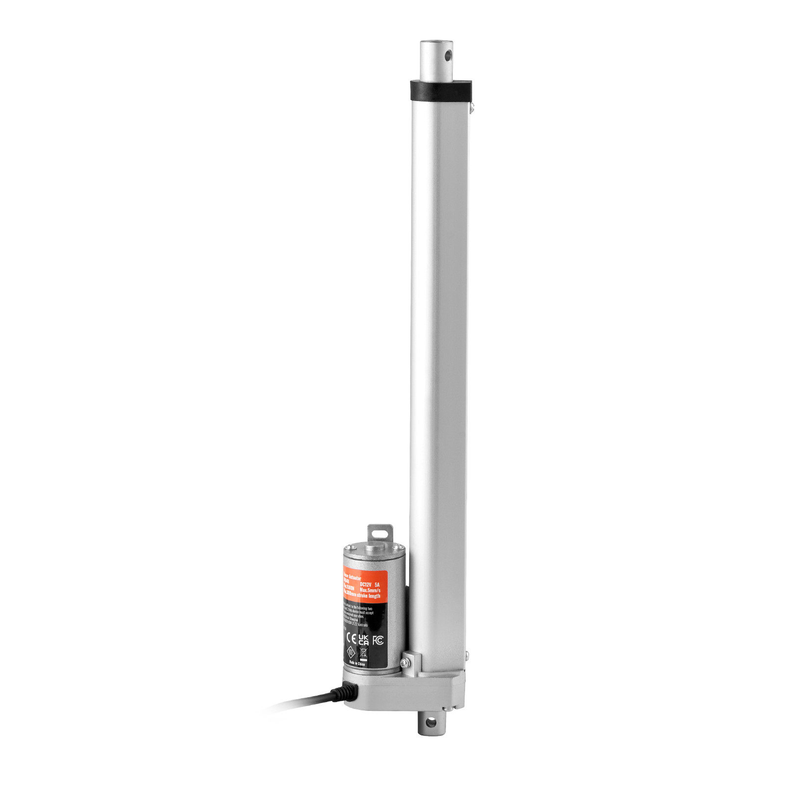 VEVOR Linear Actuator 12V 12 Inch High Load 330lbs/1500N 0.19″/s IP54 Protection
