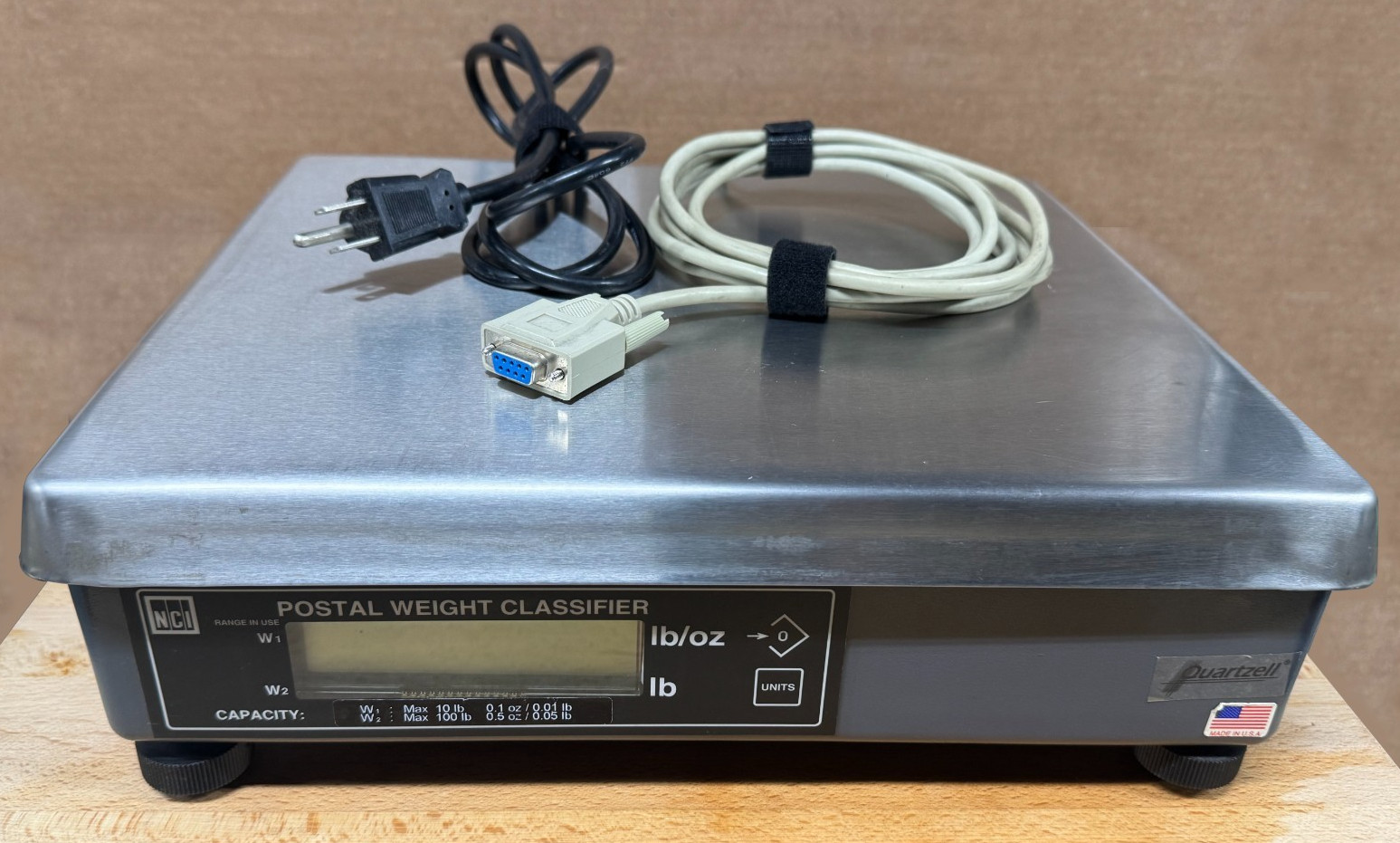 NCI 7620-50 -Weigh-Tronix Digital Scale With Power Supply – 100lbs. Tested!