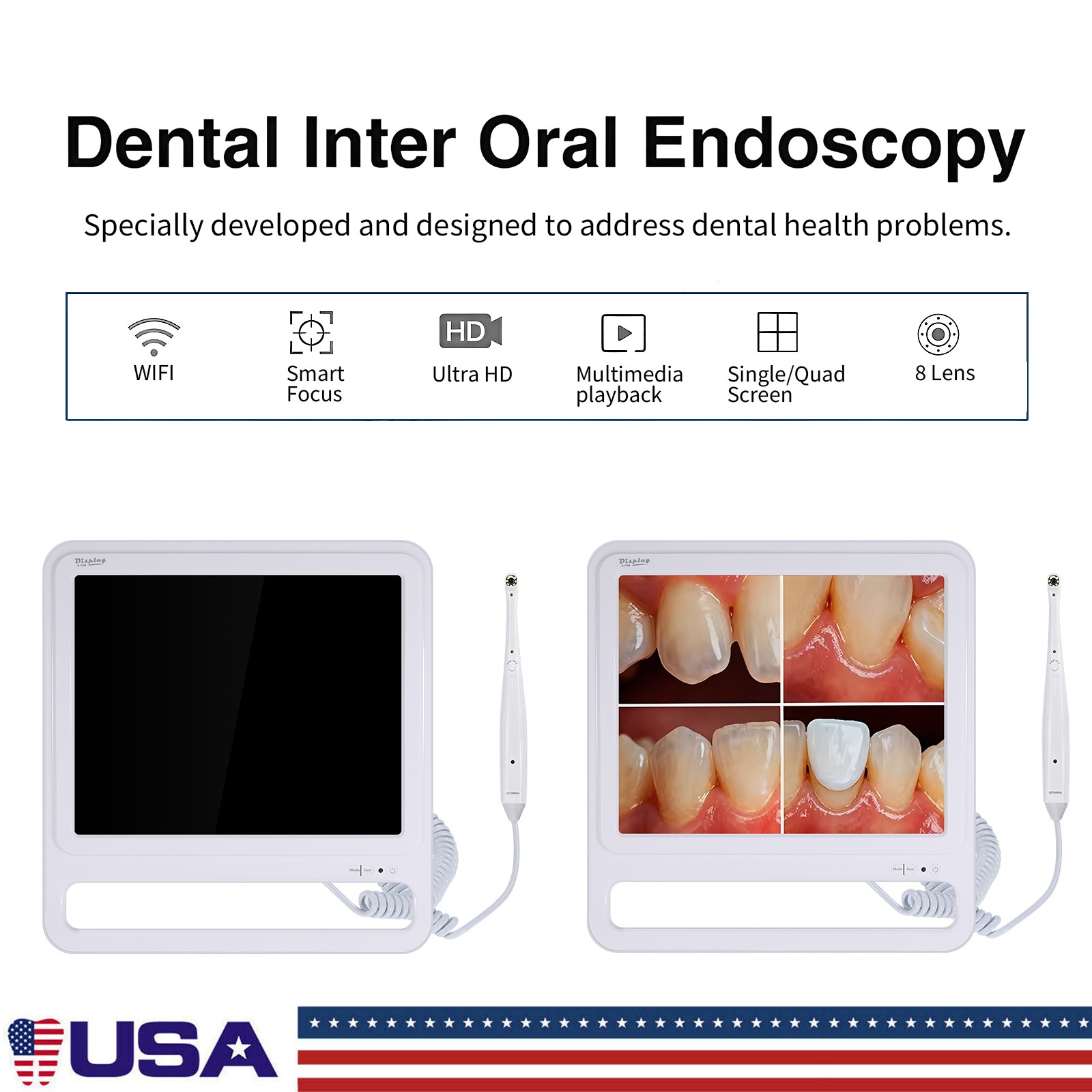 New Dental WIFI Intraoral Camera Oral Endoscope Digital Imaging Intra Oral image