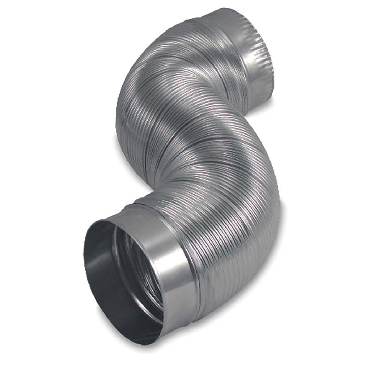 Deflecto AM46 Semi-Rigid Flexible 4″ x 6′ Aluminum Dryer Duct
