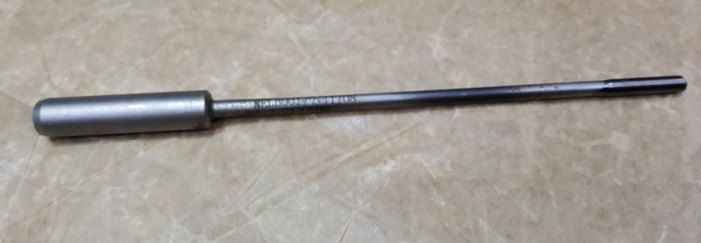 TBT .2275 x 8.07″ OAL GUNDRILL, 5″ MAX. DEEP, 12 MM SHANK