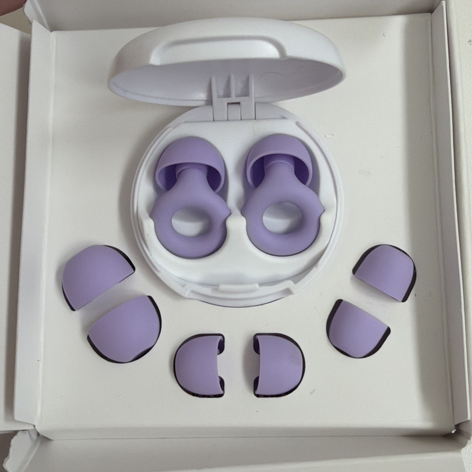 Loop Quiet 2 Earplugs for Noise Reduction Violet – Open Box