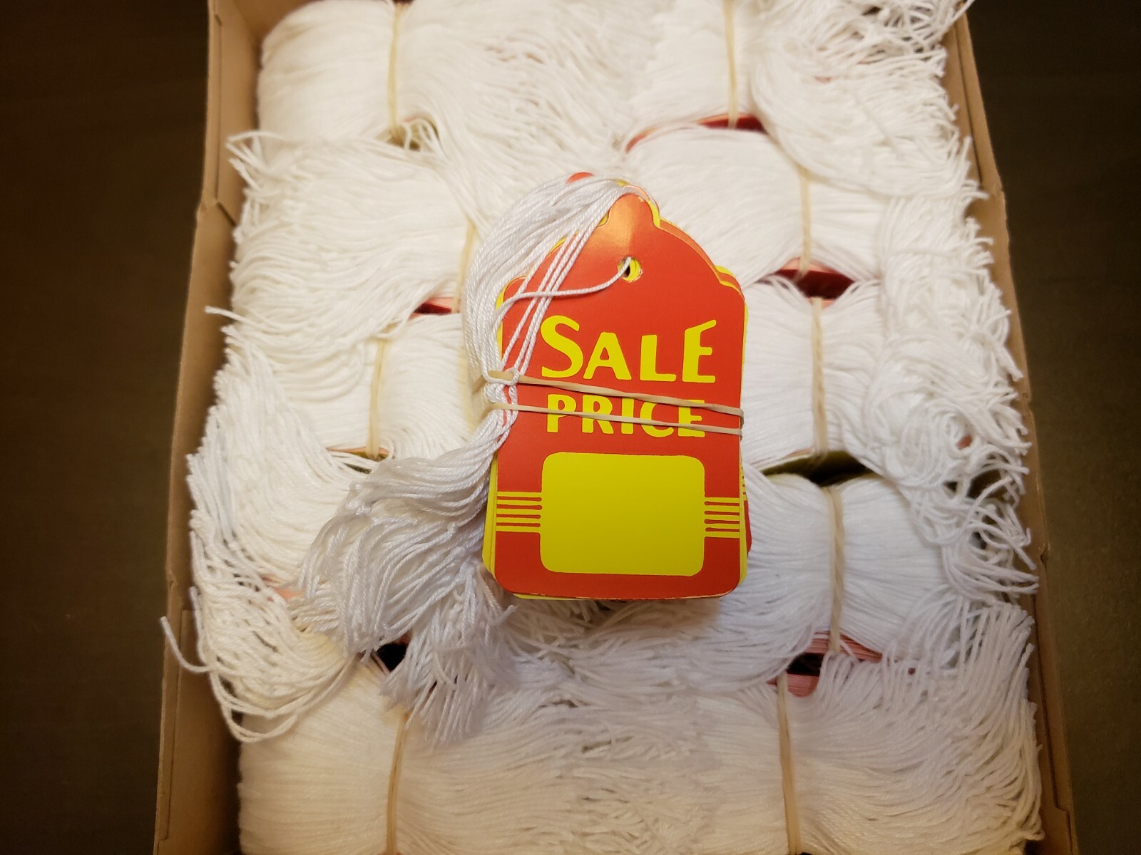 Red Yellow Sale Price Strung Merchandise Price Tags Retail String Hang Coupon
