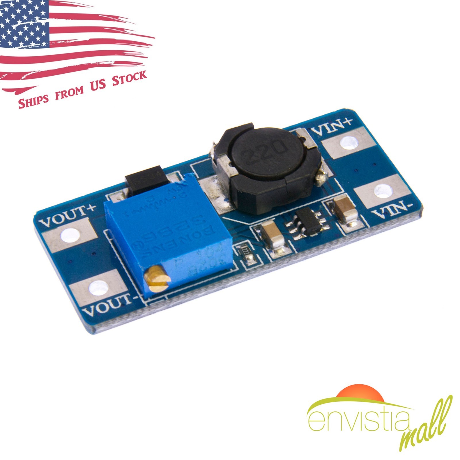 2V-28V Output 2A DC-DC MT3608 Step Up Boost Power Supply Regulator