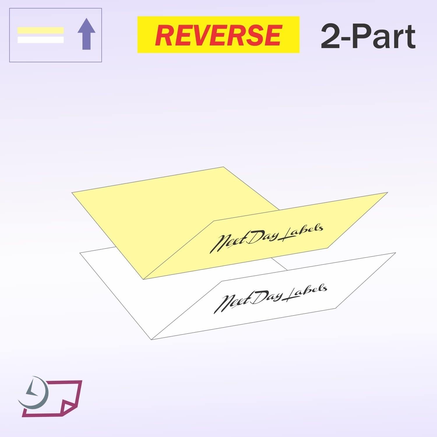2-Part Reverse Collated Paper Pack – 500 Sheets