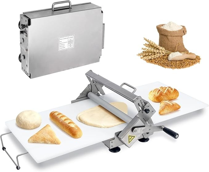 Open 40.9»x15.5″Commercial Folding Manual Stainless Steel Machine Dough Sheeter