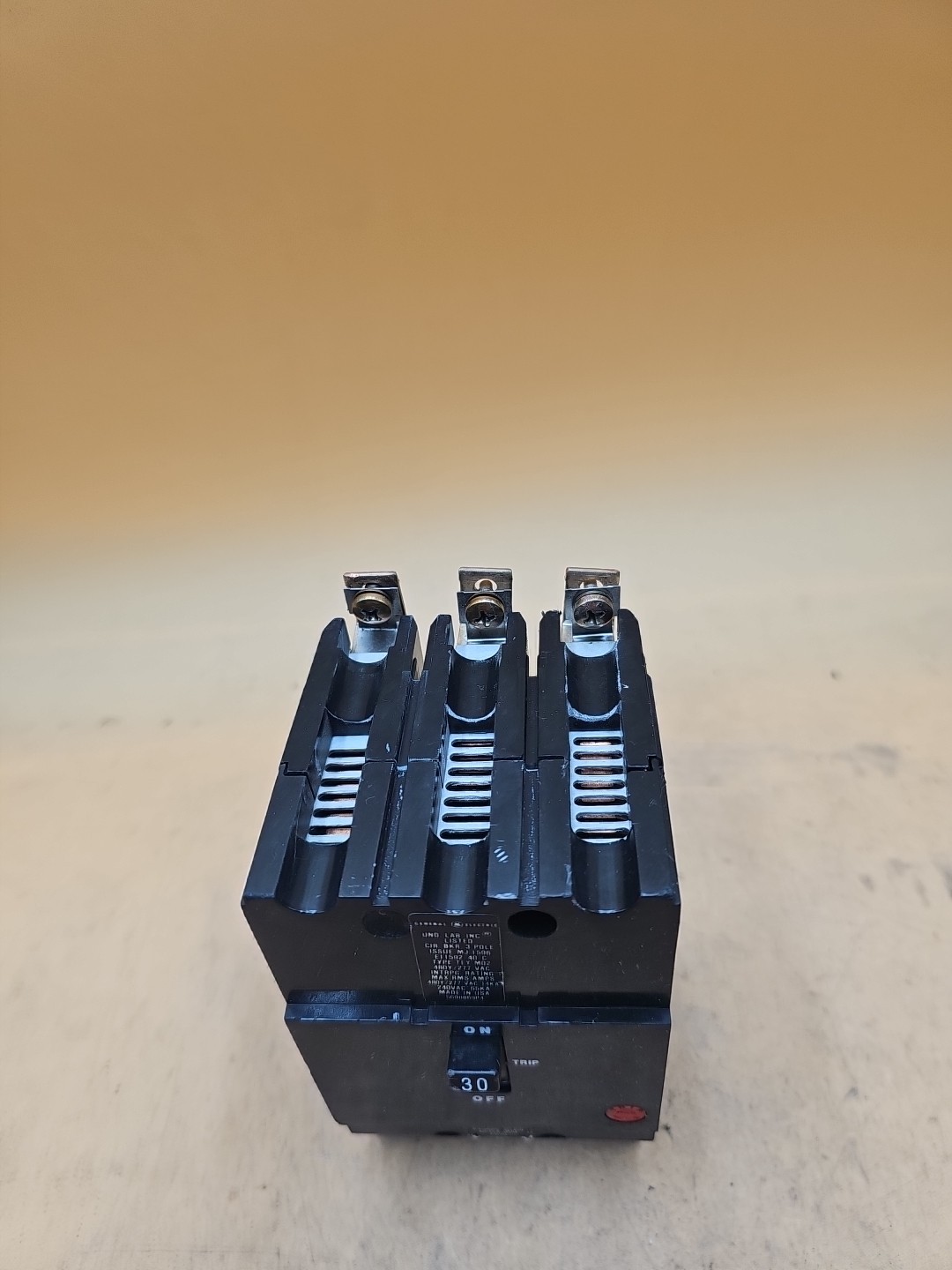 GE General Electric TEY330 3 Pole 30 Amp Type TEY Bolt On Circuit Breaker