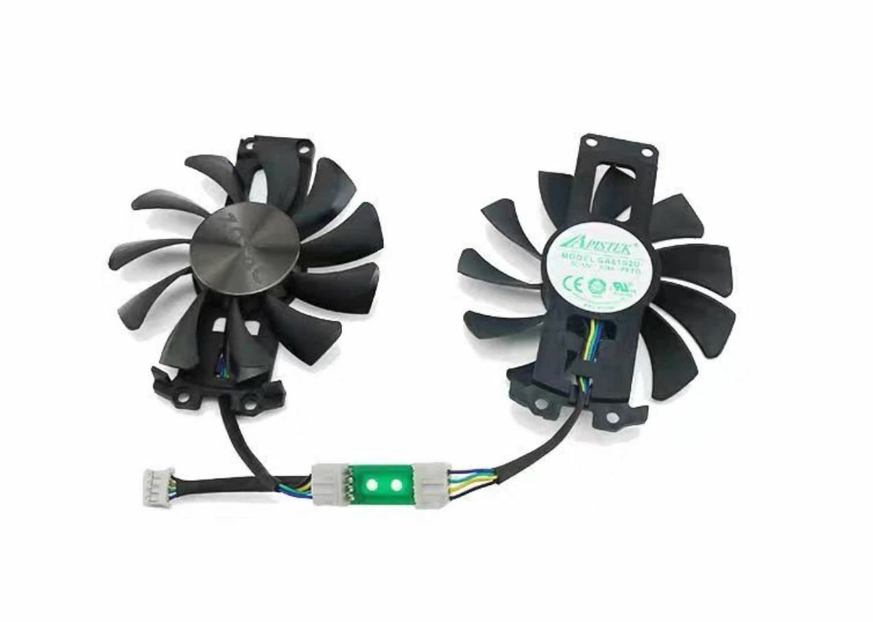 GA81S2U 12V 0.38A 75mm Cooler Fan For ZOTAC GTX 1060TI 3G D5 Graphics Card Fan #