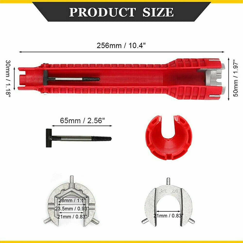 New 8in1 Faucet and Sink Installer Multi Tool Plumbing Repair Removal Tool US