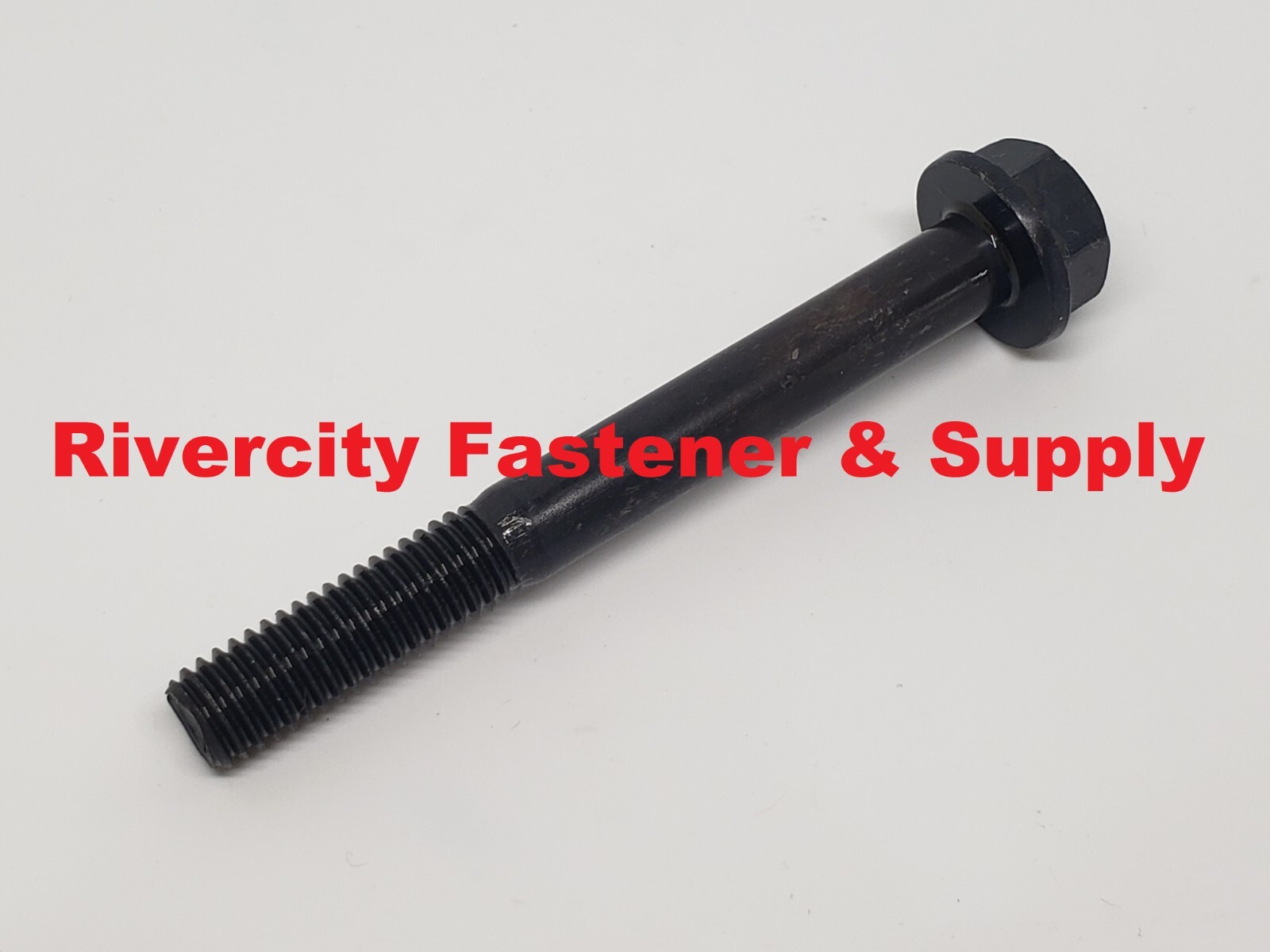 M8-1.25×70 Hex Flange Bolts 8mm x 70mm Screws M8x1.25 x 70 Flare Screws Black
