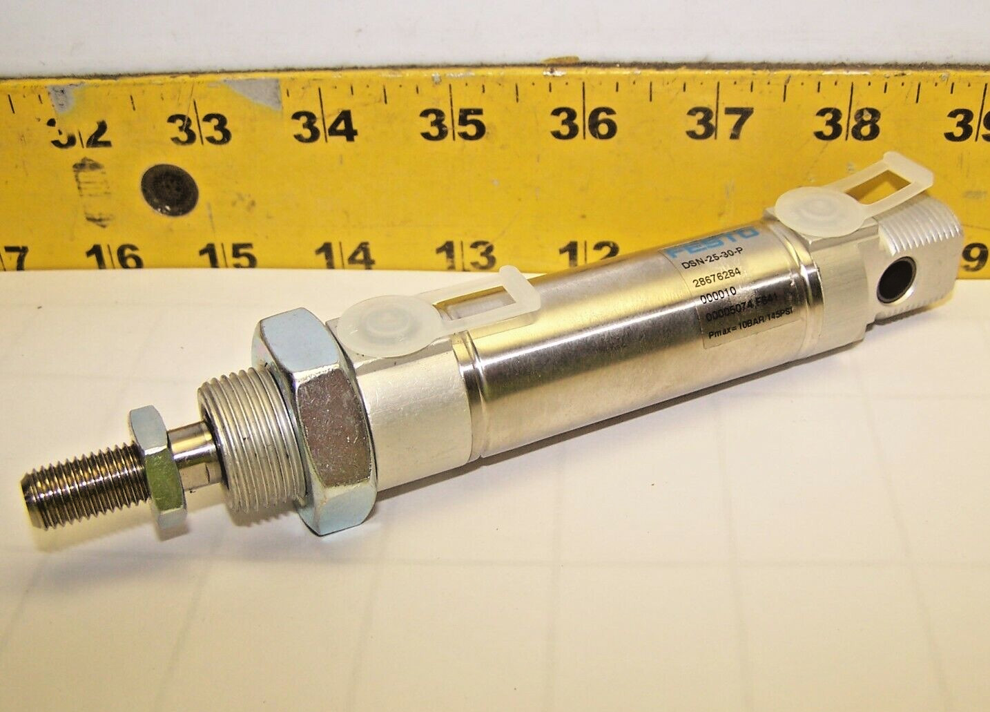 New Festo Single Rod Double Acting Cylinder 30mm Stroke DSN-25-30-P