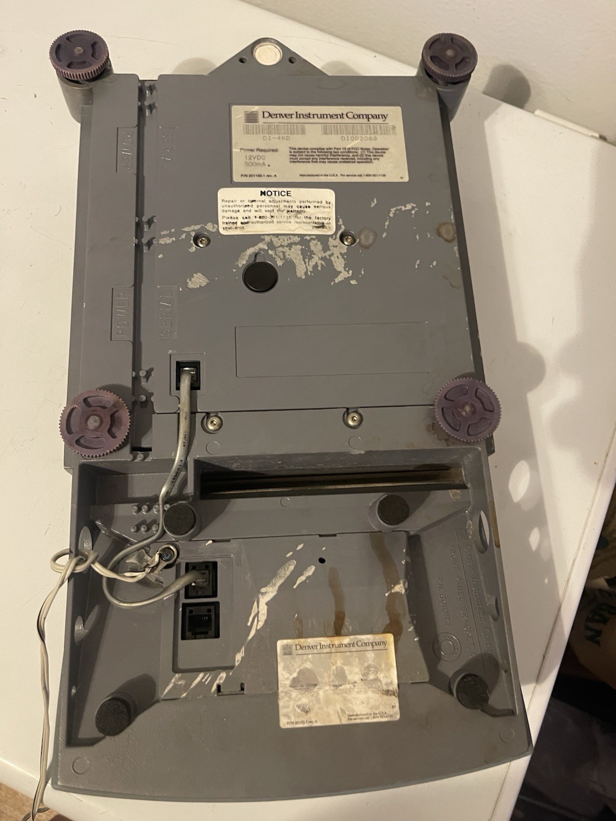 Denver Instrument DI-4KD Digital Scale Balance 4000g x 0.1g For Parts Repair