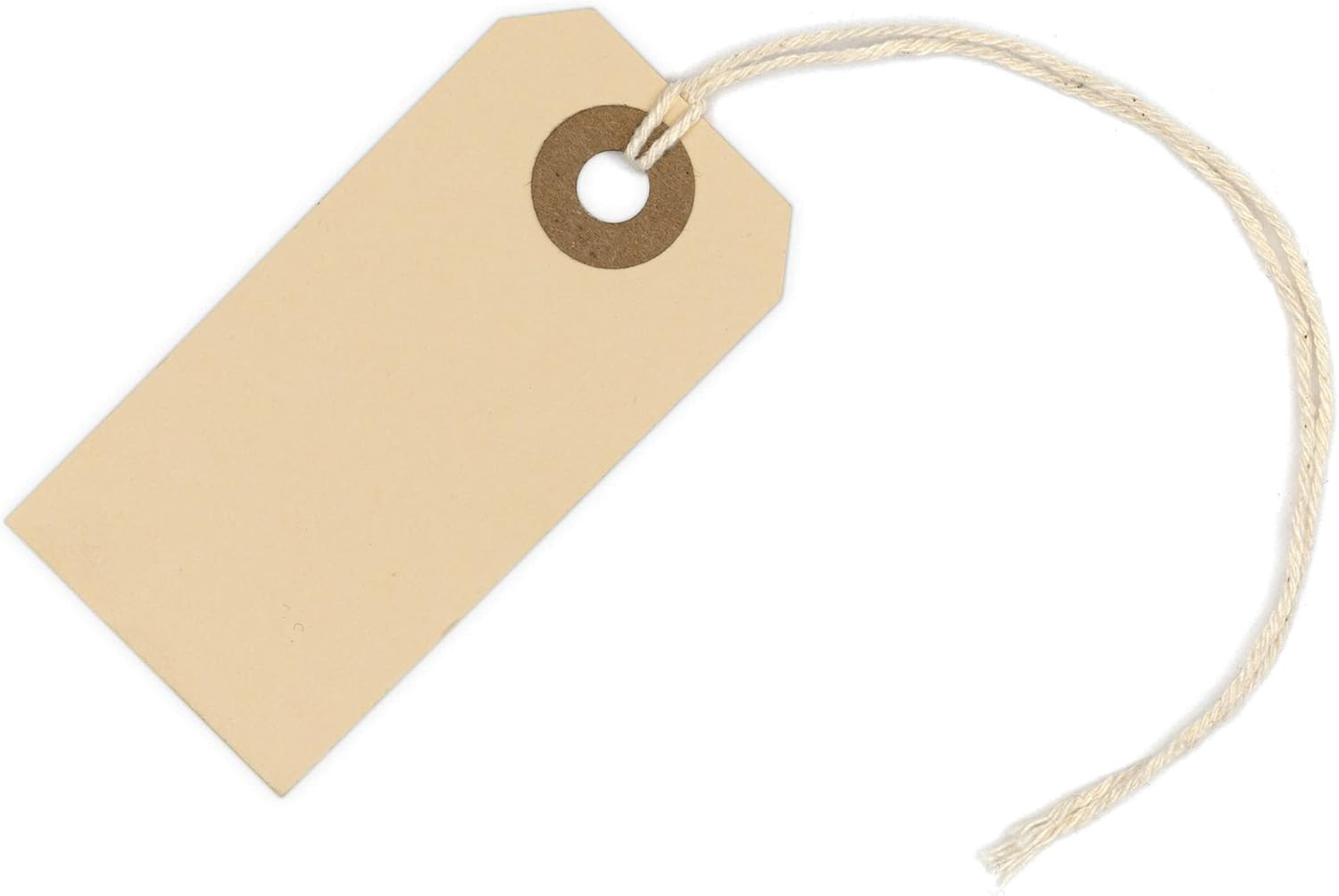 Manila Tags with String Attached – #1, 2 3/4″ X 1 3/8″ Box of 250 Small Blank…