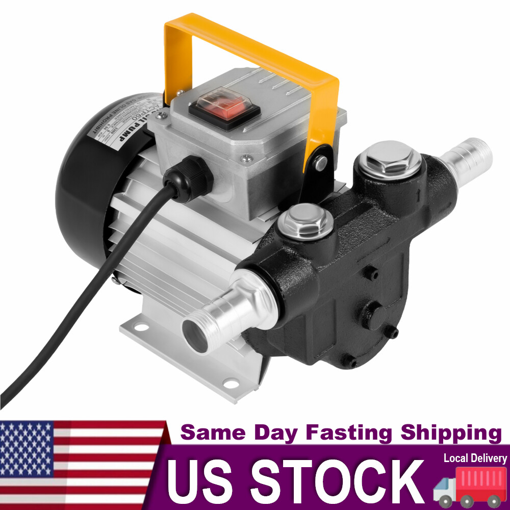 110V Motor Oil Fuel Fluid Extractor Electric Transfer Pump Self Priming