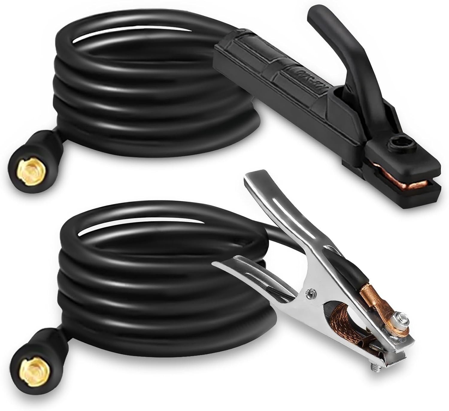 Welding Electrode Holder Lead MMA ARC Stick Welding Ground Clamp for 300A Machin