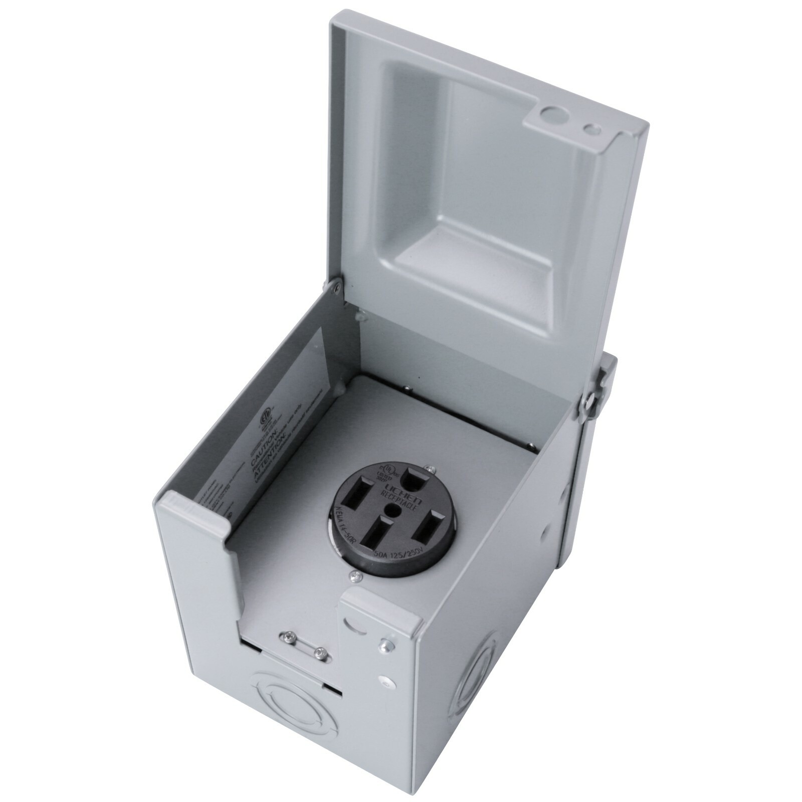 Leisure Cords Power Outlet Box 3R Enclosure ETL Listed 50 AMP NEMA 14-50R