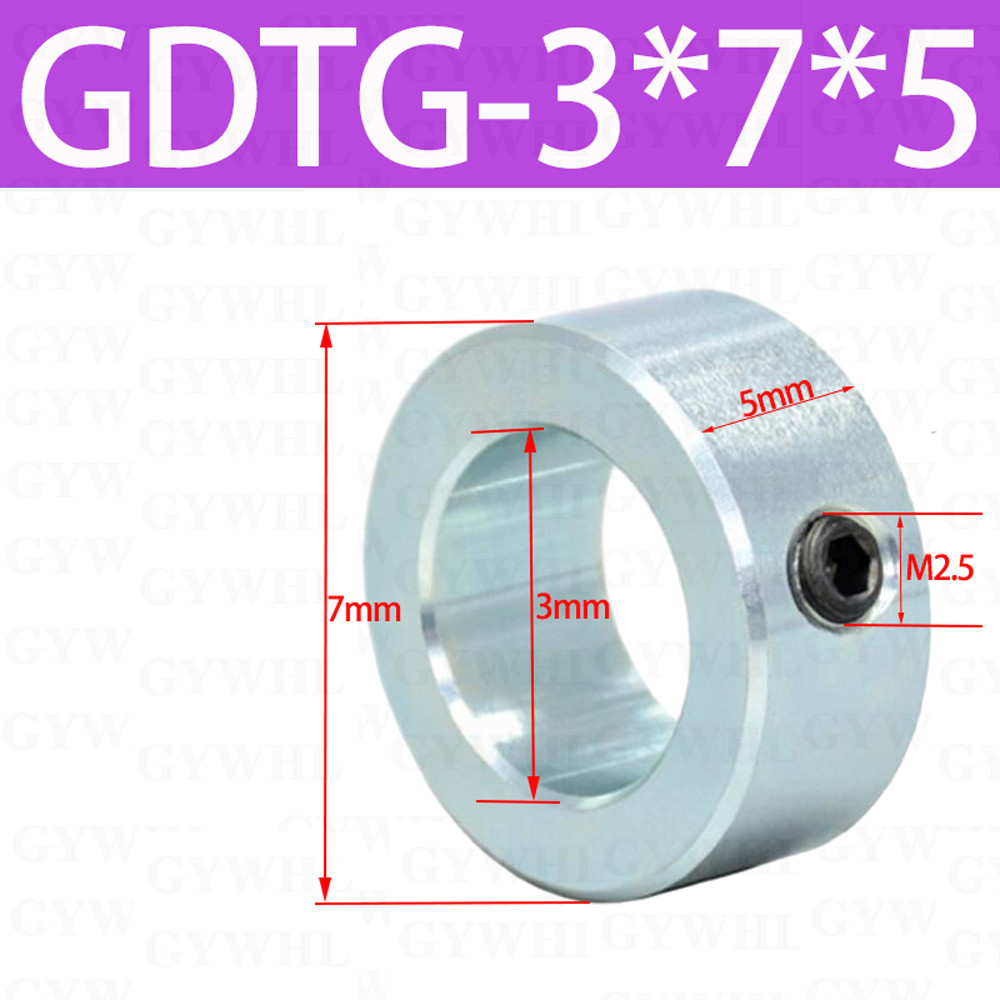Shaft Collar SOLID Steel Metric Clamp Collars Zinc Plated 3-75mm With Set Screws