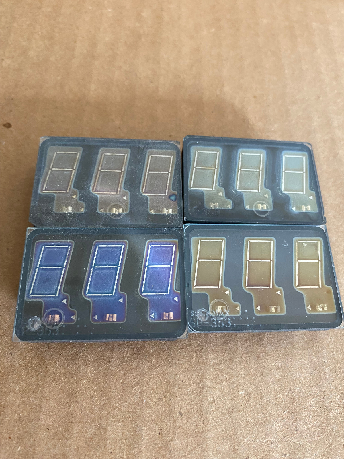 #S2T5 Beckman SP-353 Gas Discharge 3 Digits 7-segment Display