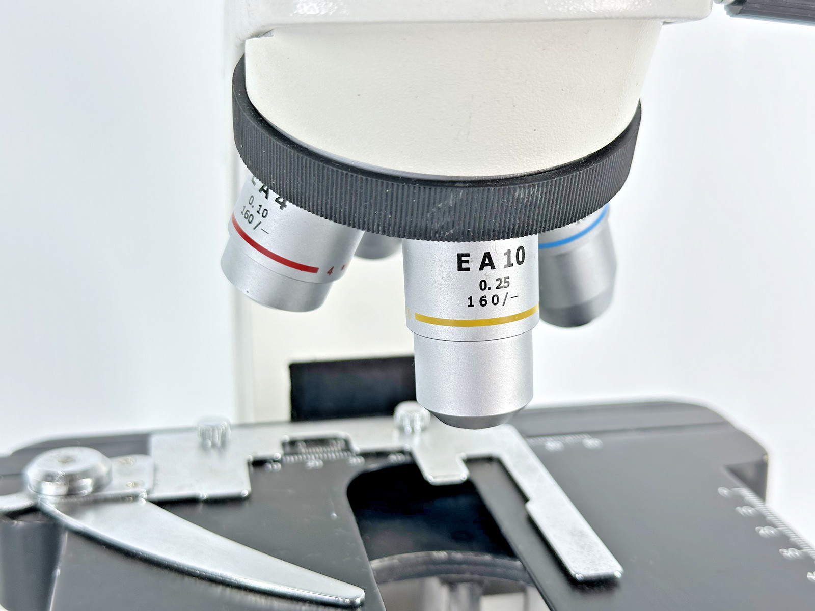 Unbranded Compound Laboratory Microscope EA 4x 10x 40x 100x Objectives