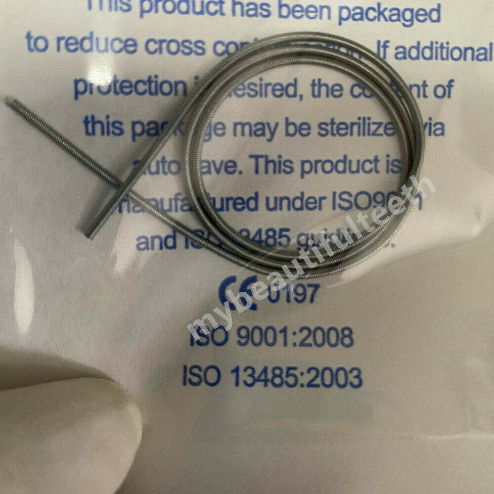 1~100Pack Dental NiTi Close Coil Spring Open 012/010 300mm Archwire Brackets