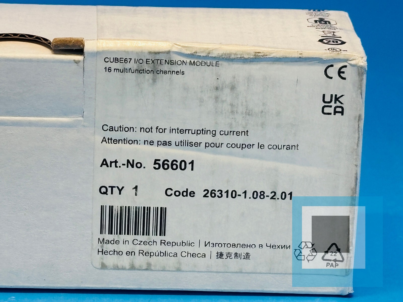 Murr Elektronik 56601 CUBE67 I/O Extension Module – NEW SEALED